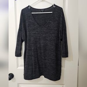 Torrid Black V-Neck Top